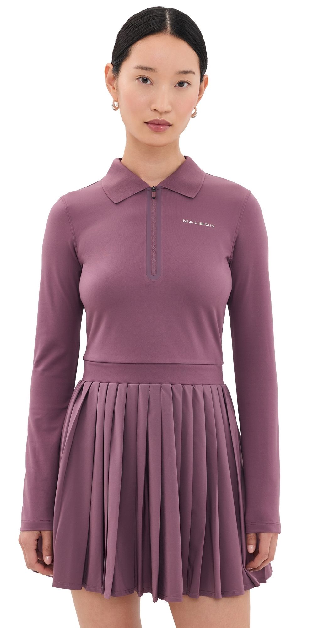 Malbon Sable Dress Plum Wine XL