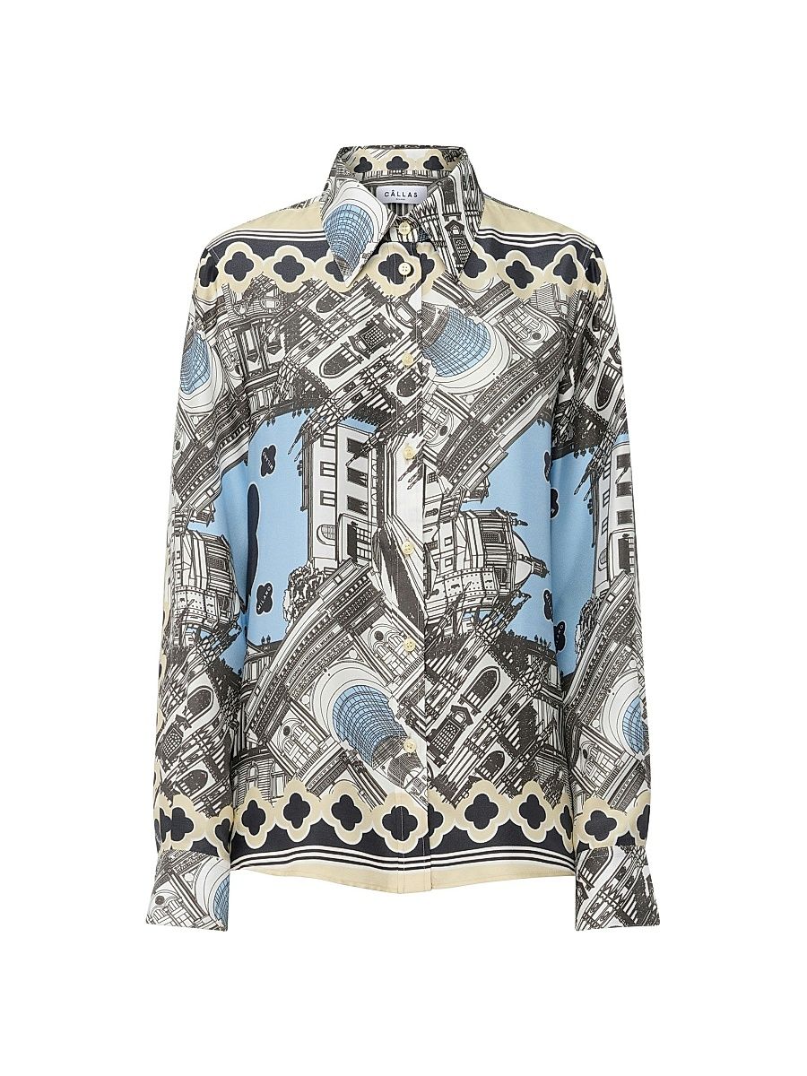 Women's Brooks Classic Fit Tailored Shirt - Black White - Size 12