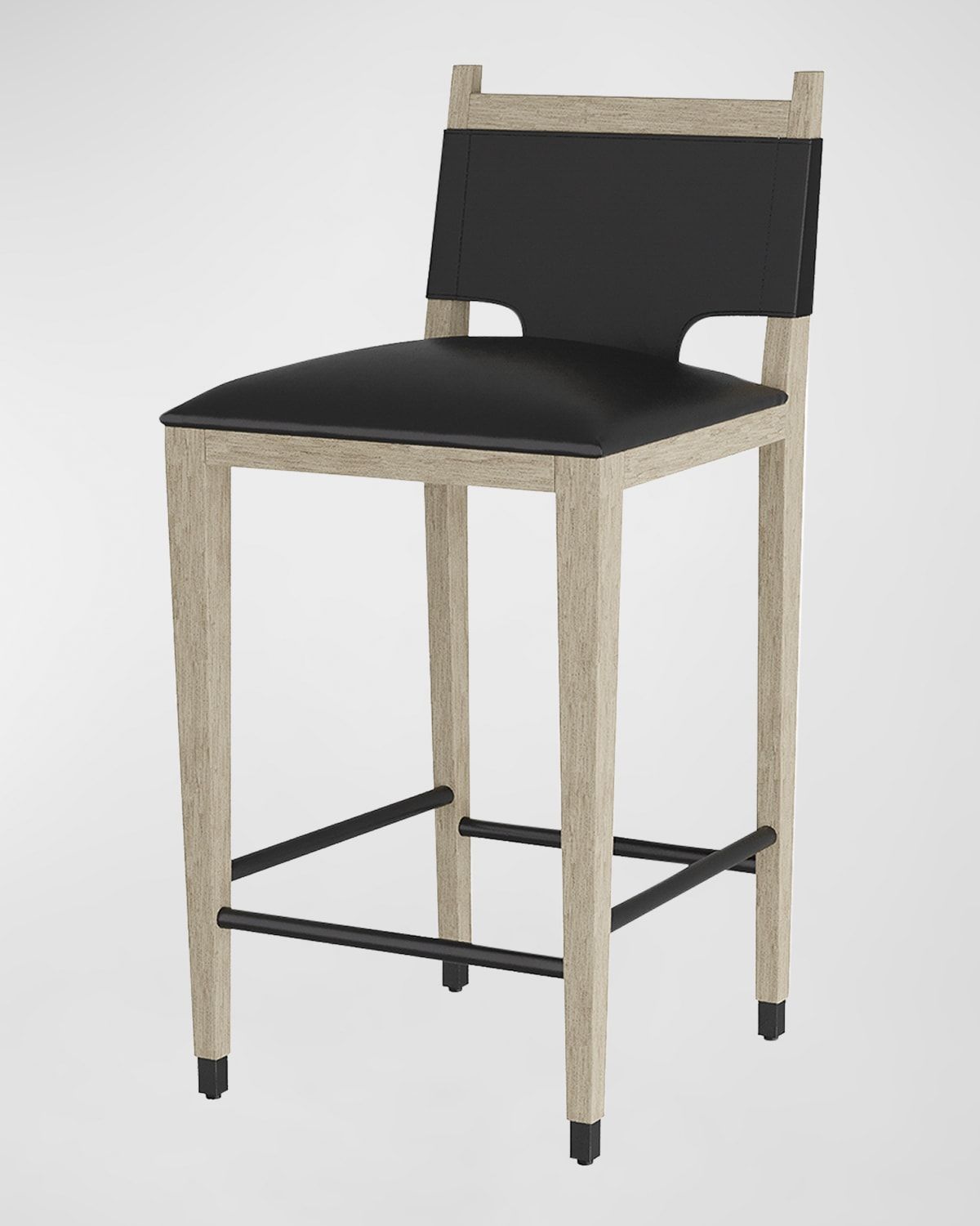 Burdock Leather Bar Stool, 32"