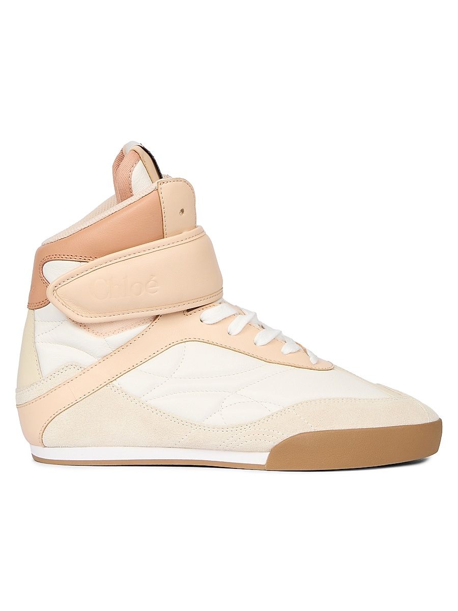 Women's Chloé Kick High-Top Sneakers - Tender Peach - Size 11