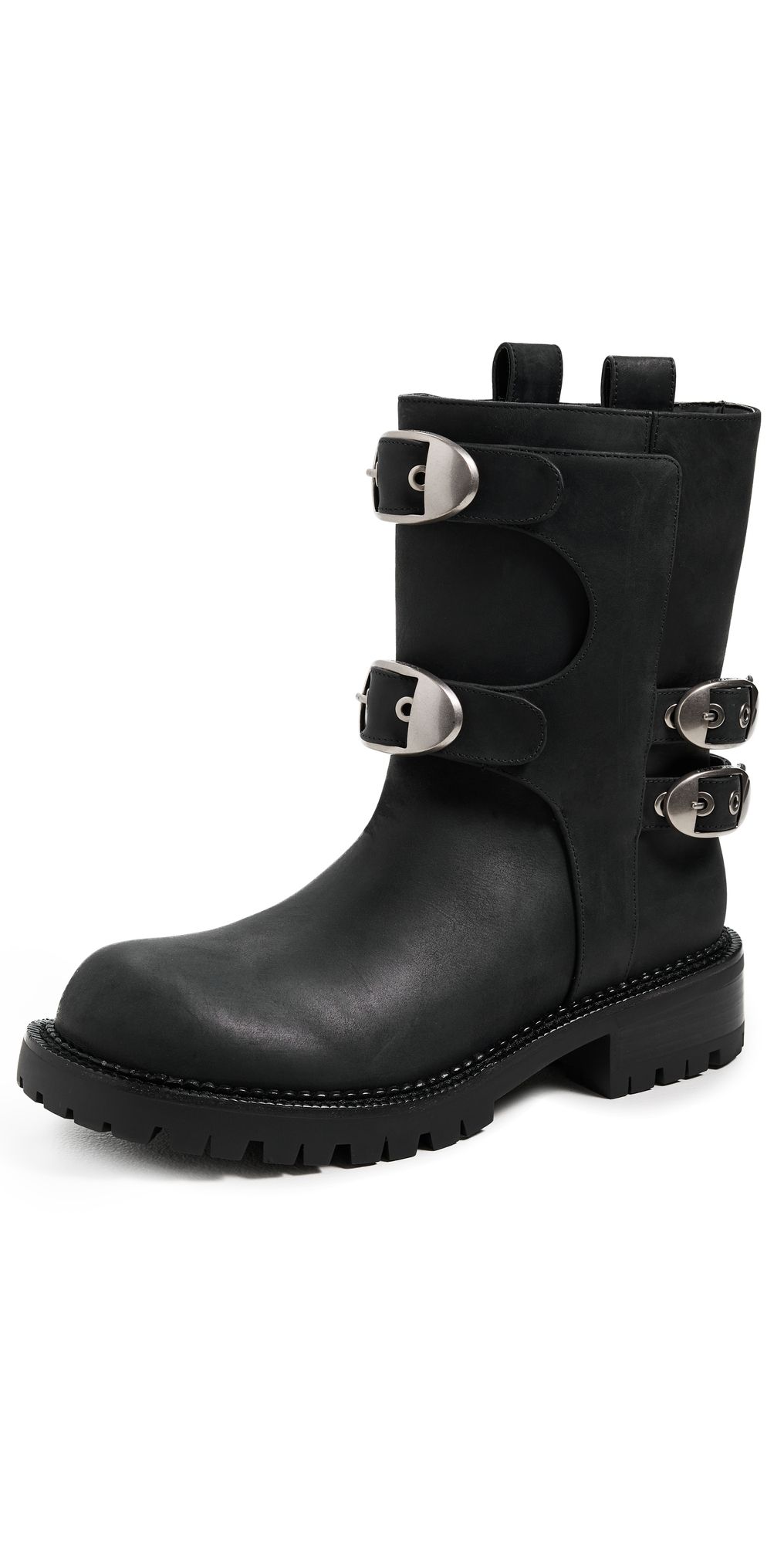 Marc Jacobs The Kiki Moto Ankle Boots Black 40