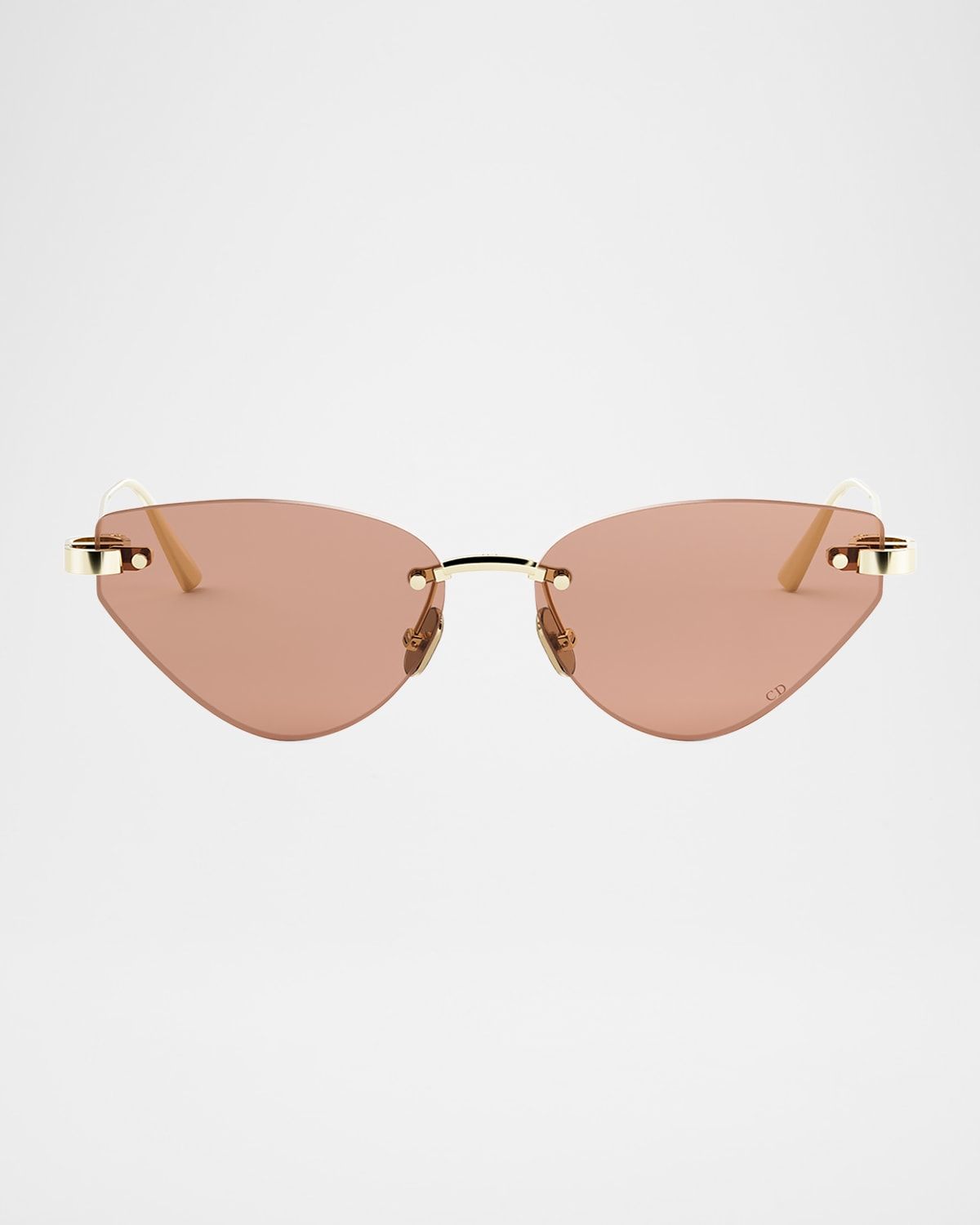 CDior B5U Cat-Eye Metal Sunglasses
