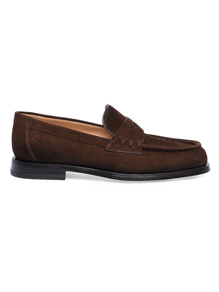 Women's Airglow Suede Penny Loafers - Brown - Size 12