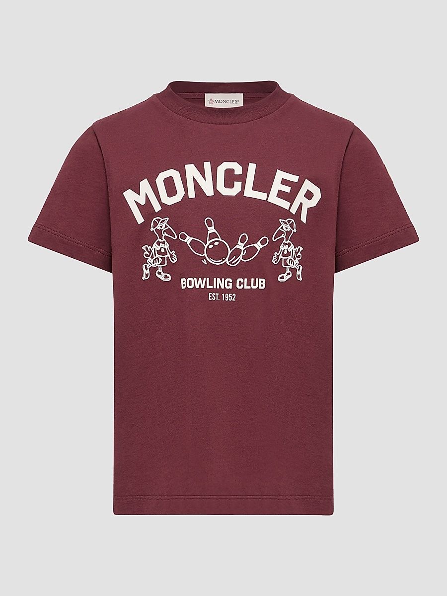Little Boy's & Boy's Crewneck T-Shirt in Cotton - Burgundy - Size 14