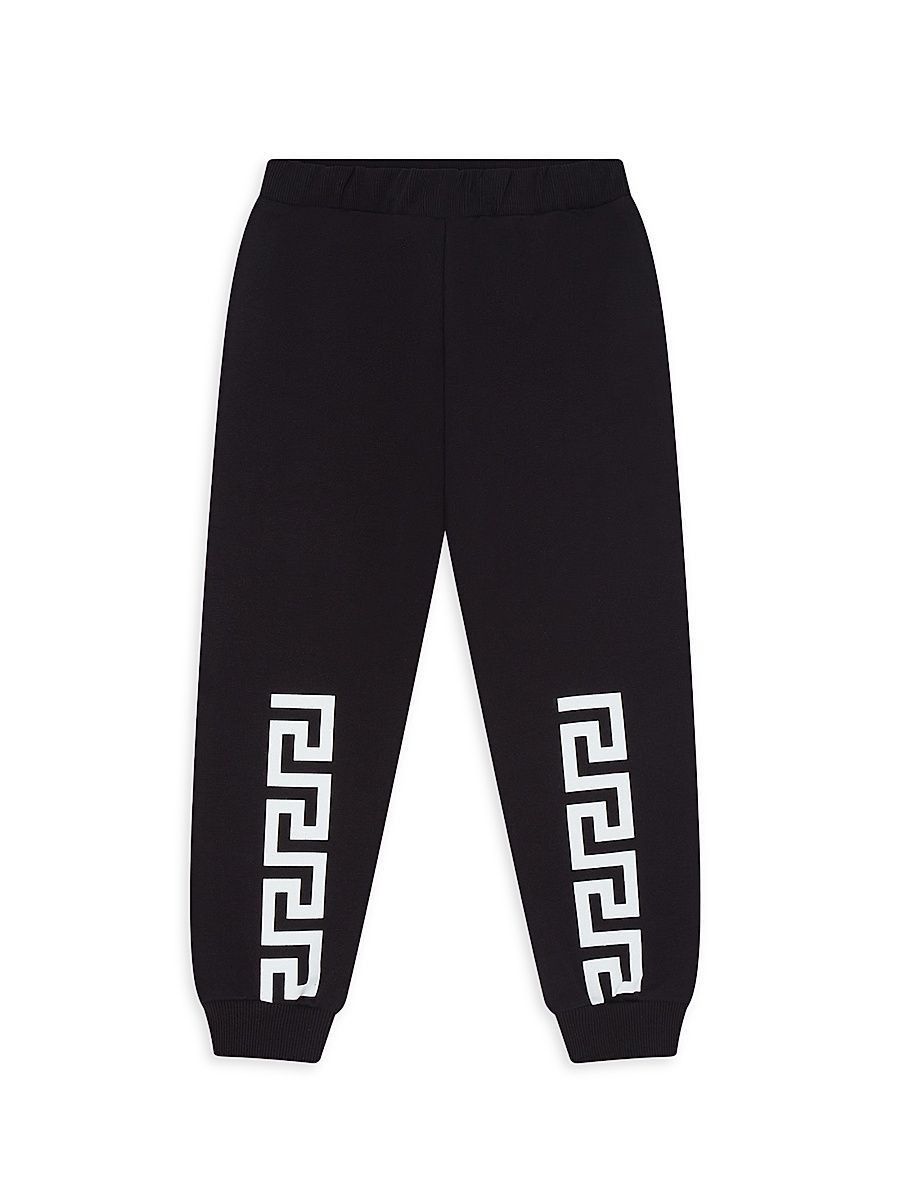 Little Boy's & Boy's Logo Jogger Sweatpants - Black - Size 5