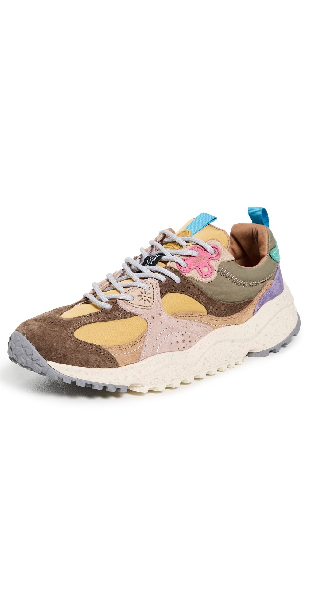 Flower Mountain Wave Woman Sneakers Brown Ochre 38
