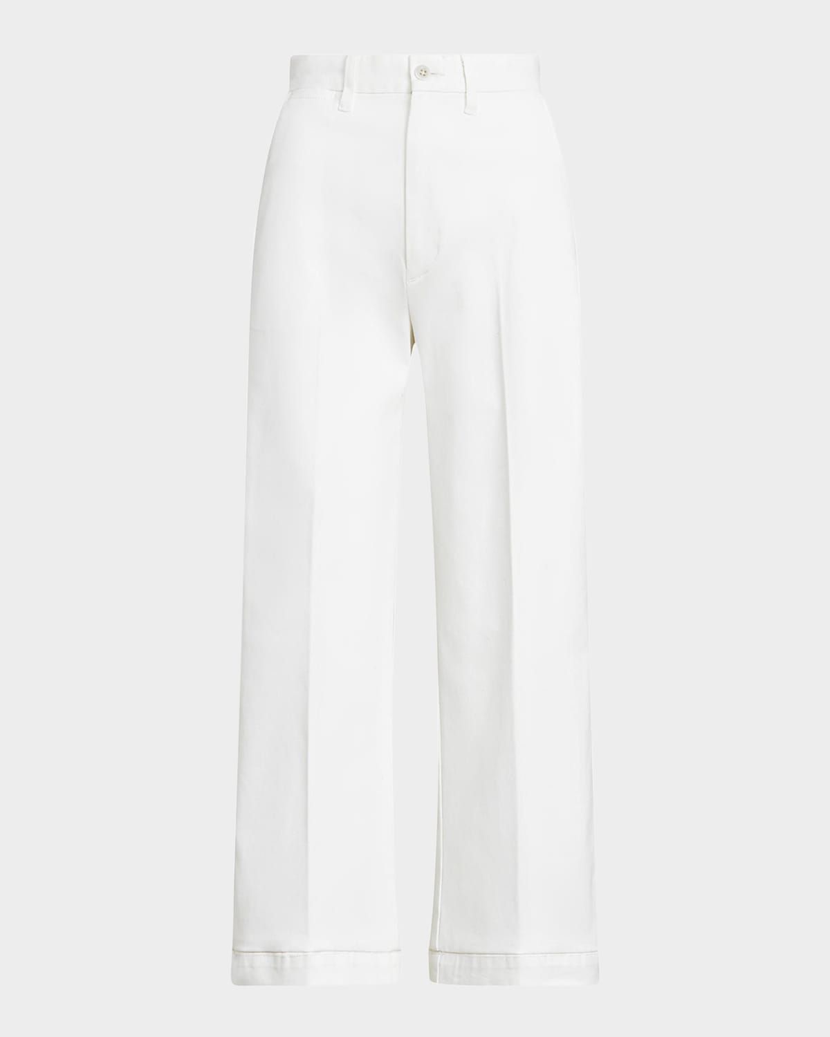 Chino Wide-Leg Pants
