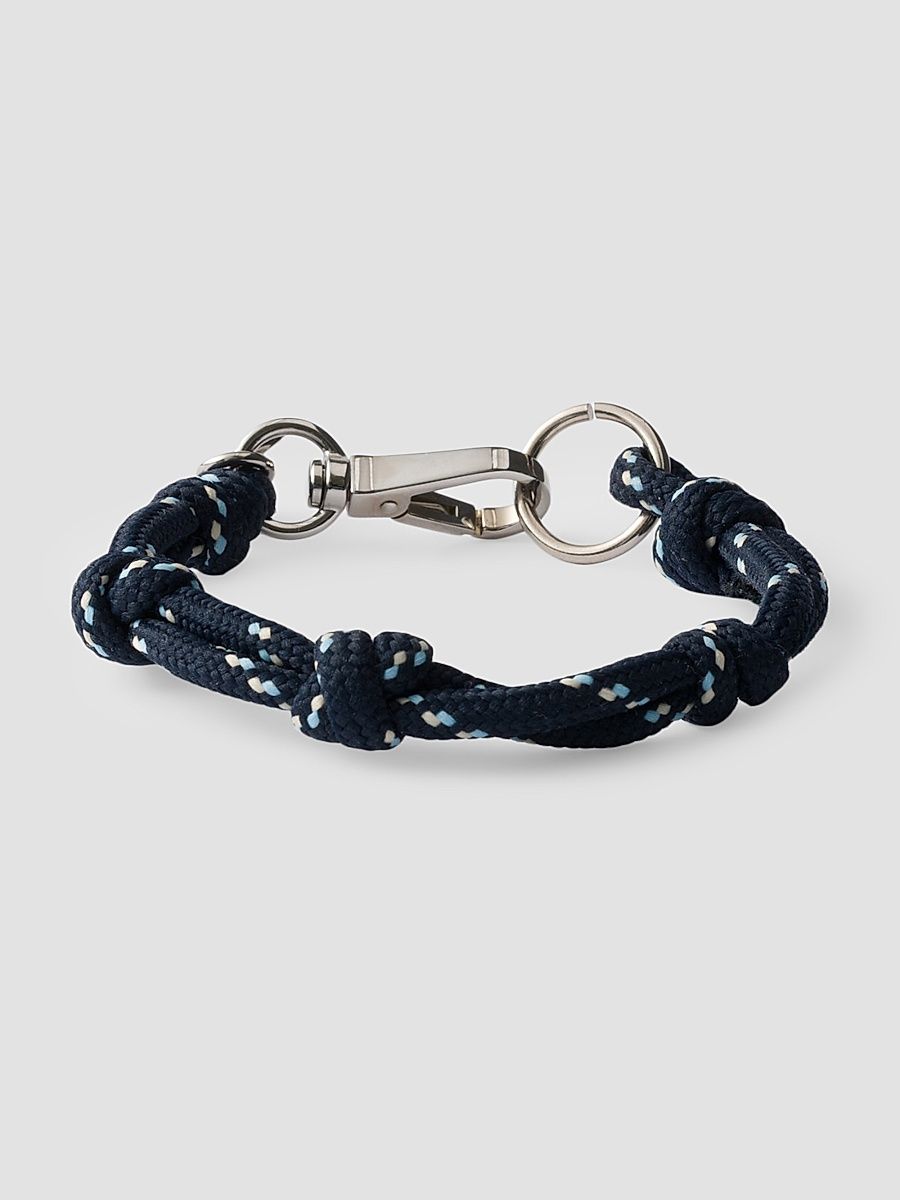 Men's Cord Bracelet - Blue - Size Large