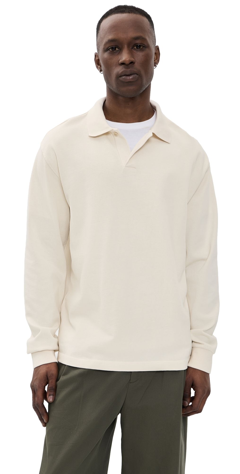 Madewell Cotton Polo Parchment S