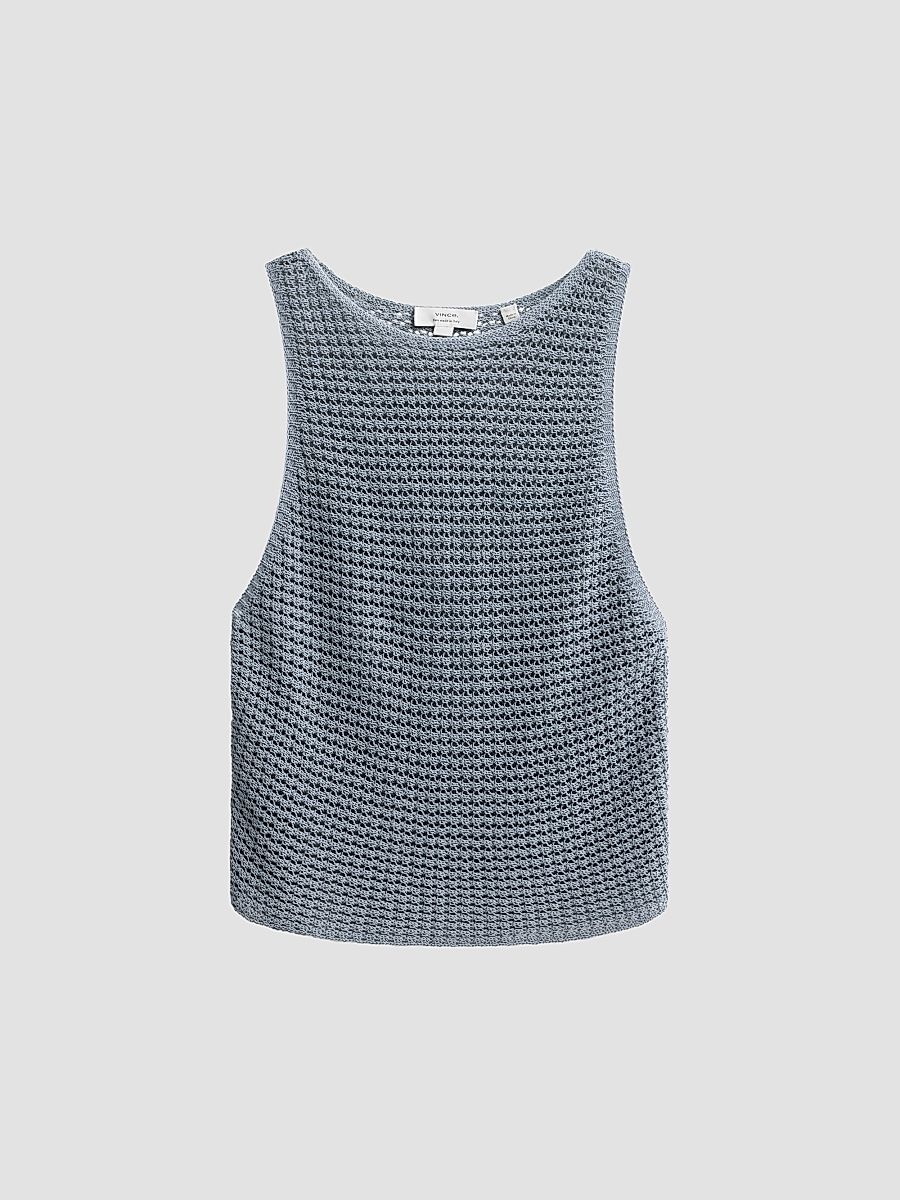 Women's Cotton Cord Tank - Lagoon - Size XXS