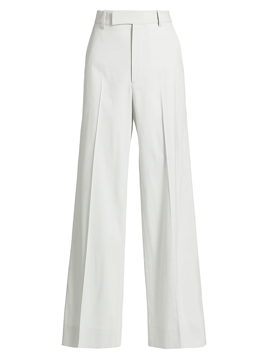 Women's Weyes Suiting Pants - Pale Grey - Size 10