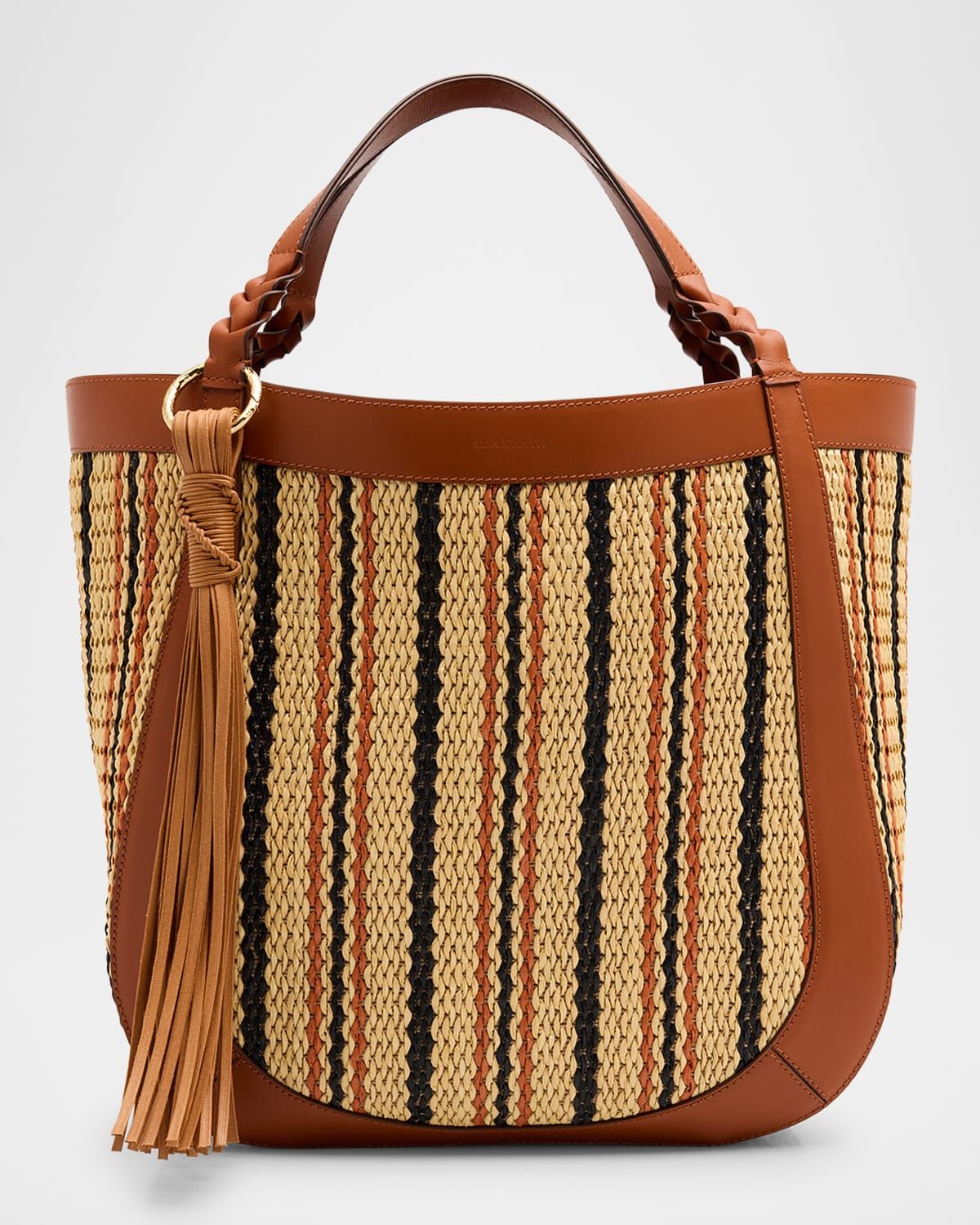 Albers Multicolor Woven Tote Bag
