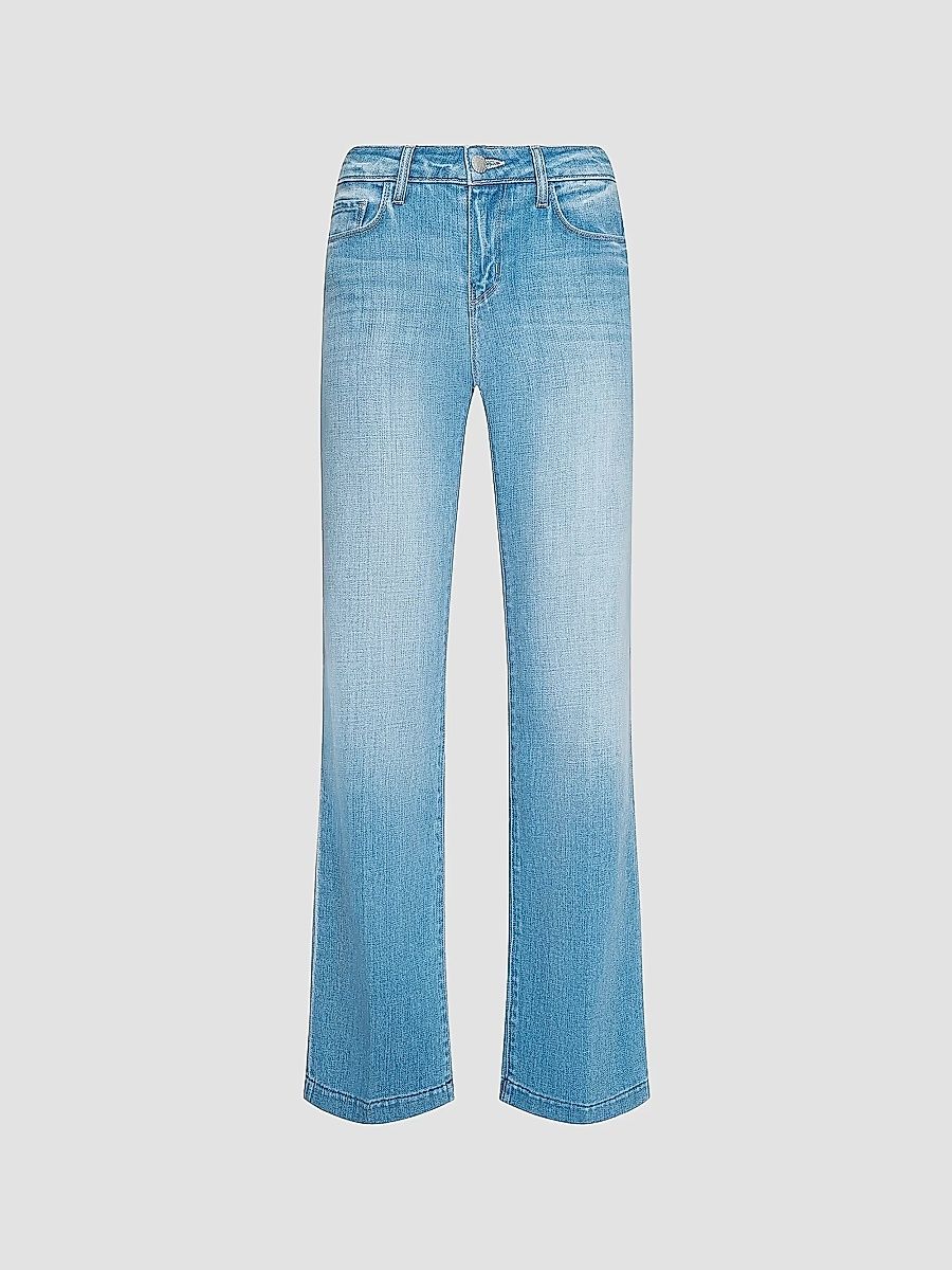 Women's Joanne Low-Rise Wide-Leg Jeans - Pacific - Size 32