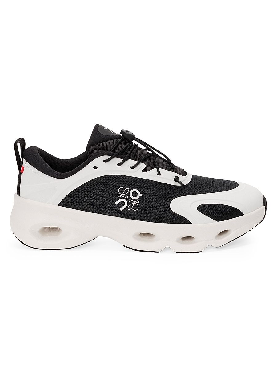 Women's LOEWE x On. Cloudsolo Speed-Lace Sneakers - Black Eggshell - Size 11