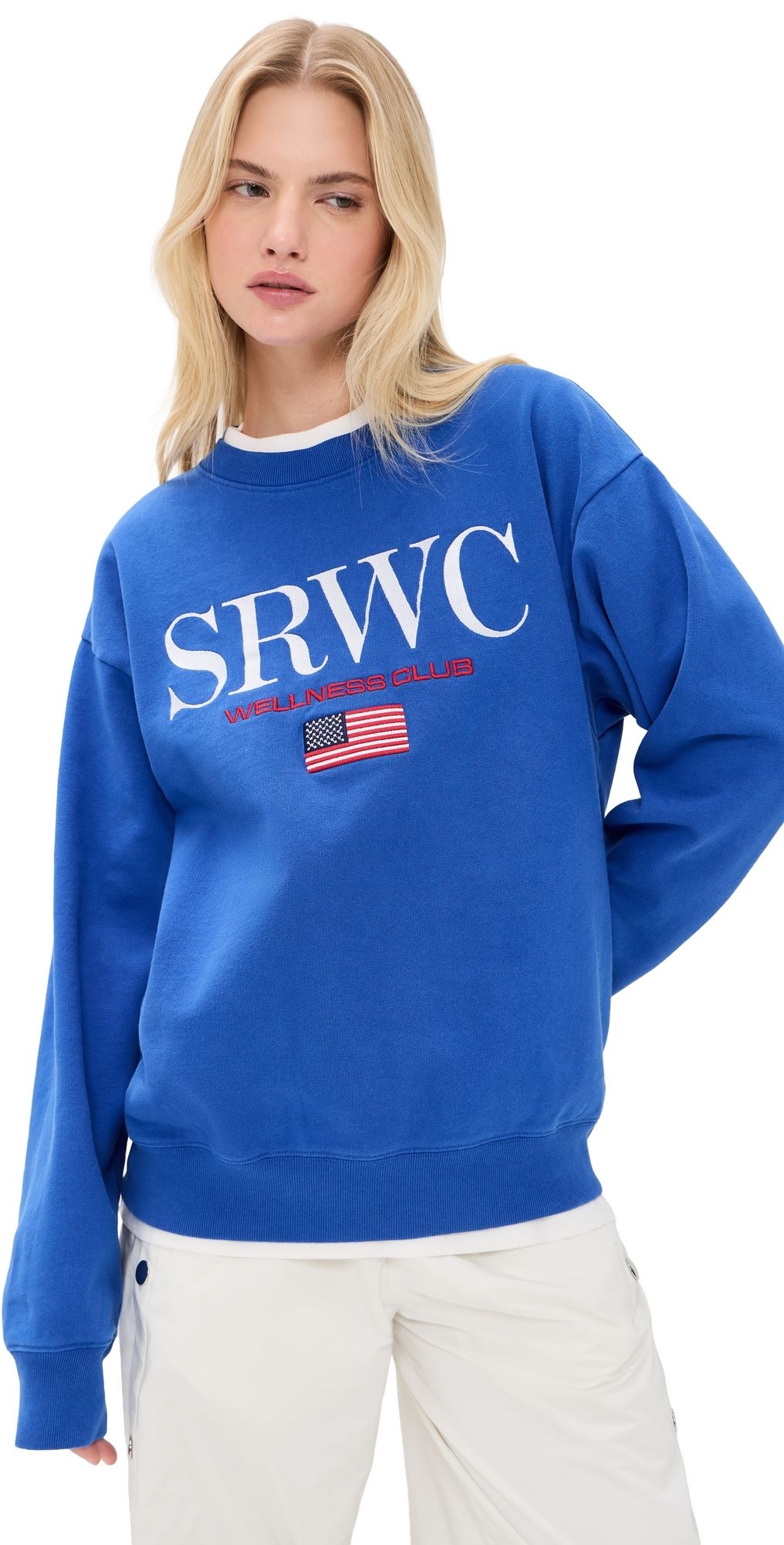 Sporty & Rich Nautical Pullover Team Blue M