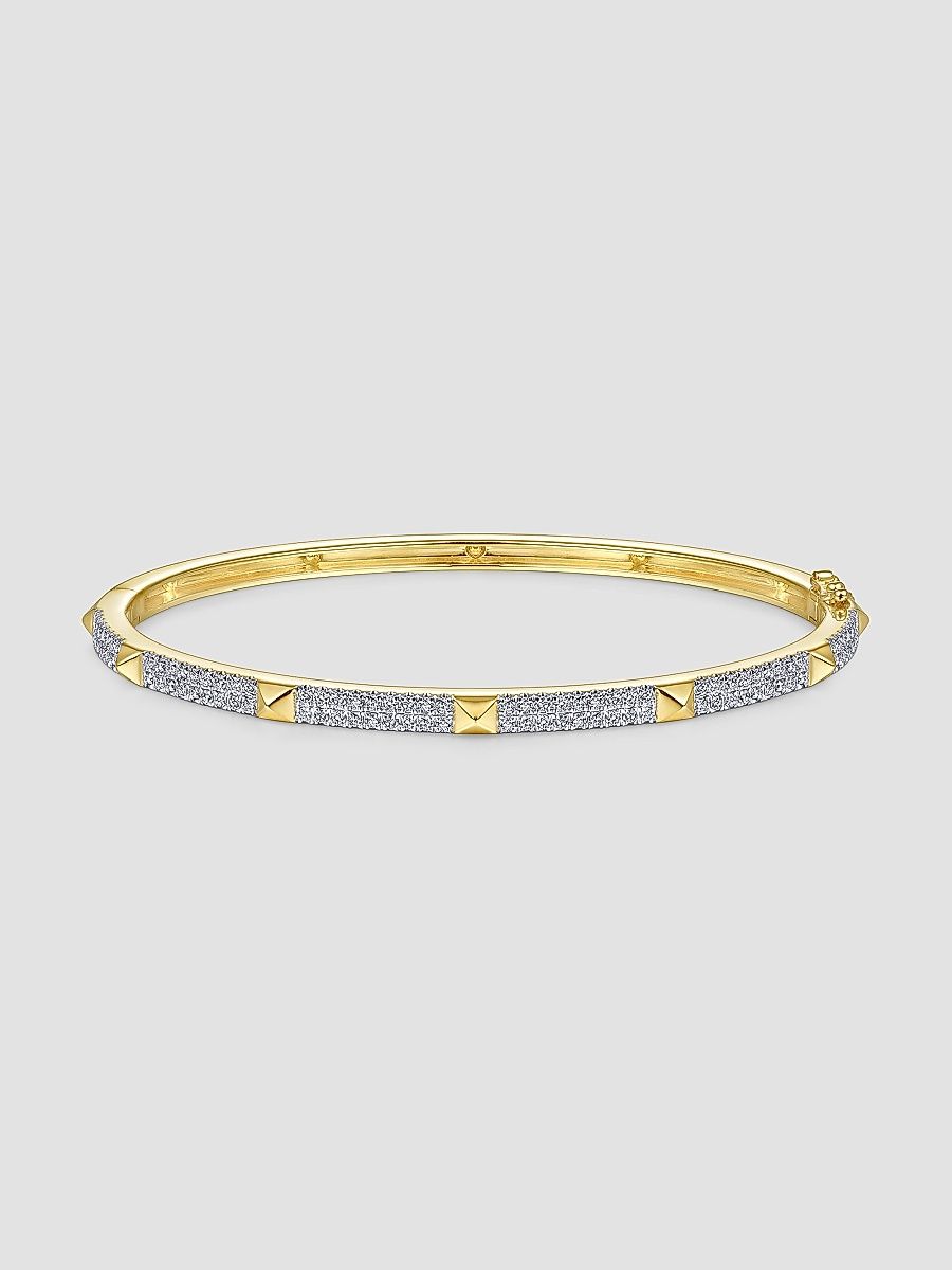 Gabriel & Co Women's Contemporary 14K Yellow Gold & 0.73 TCW Diamond Bangle - Yellow Gold