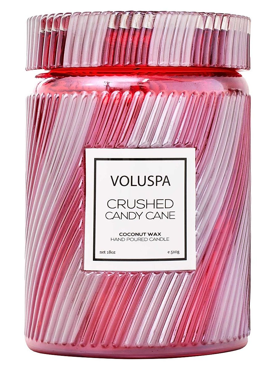 Crushed Candy Cane Large Jar Candle