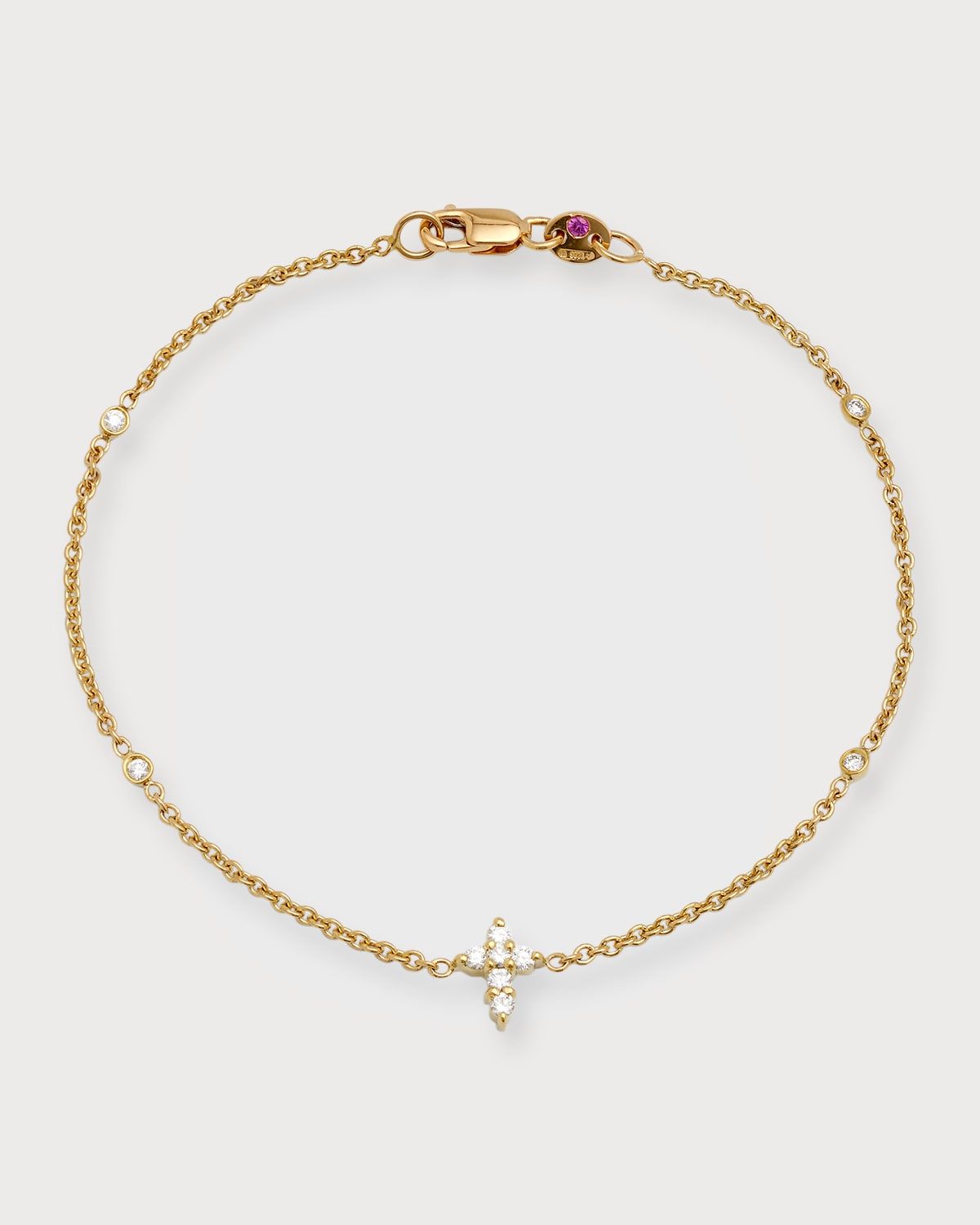Tiny Treasure Diamond Cross Bracelet