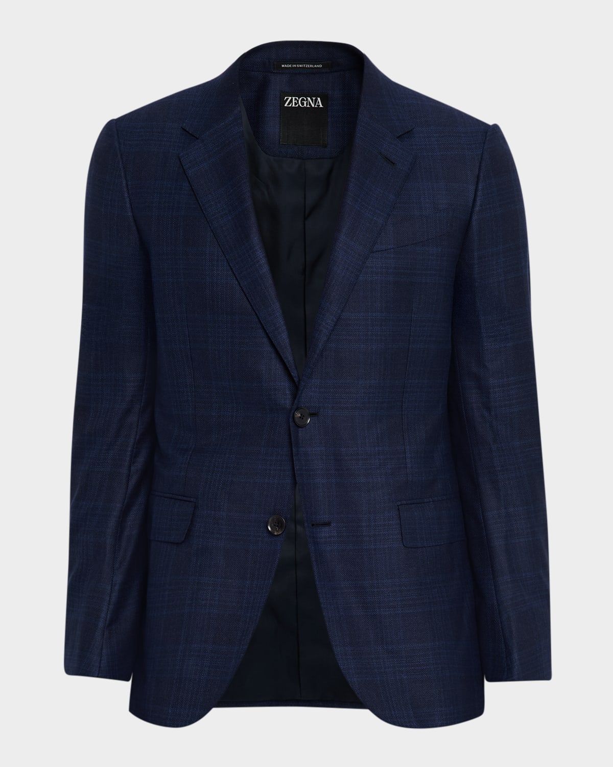 Men & apos;s Wool Tonal Plaid Single-Breasted Sport Coat