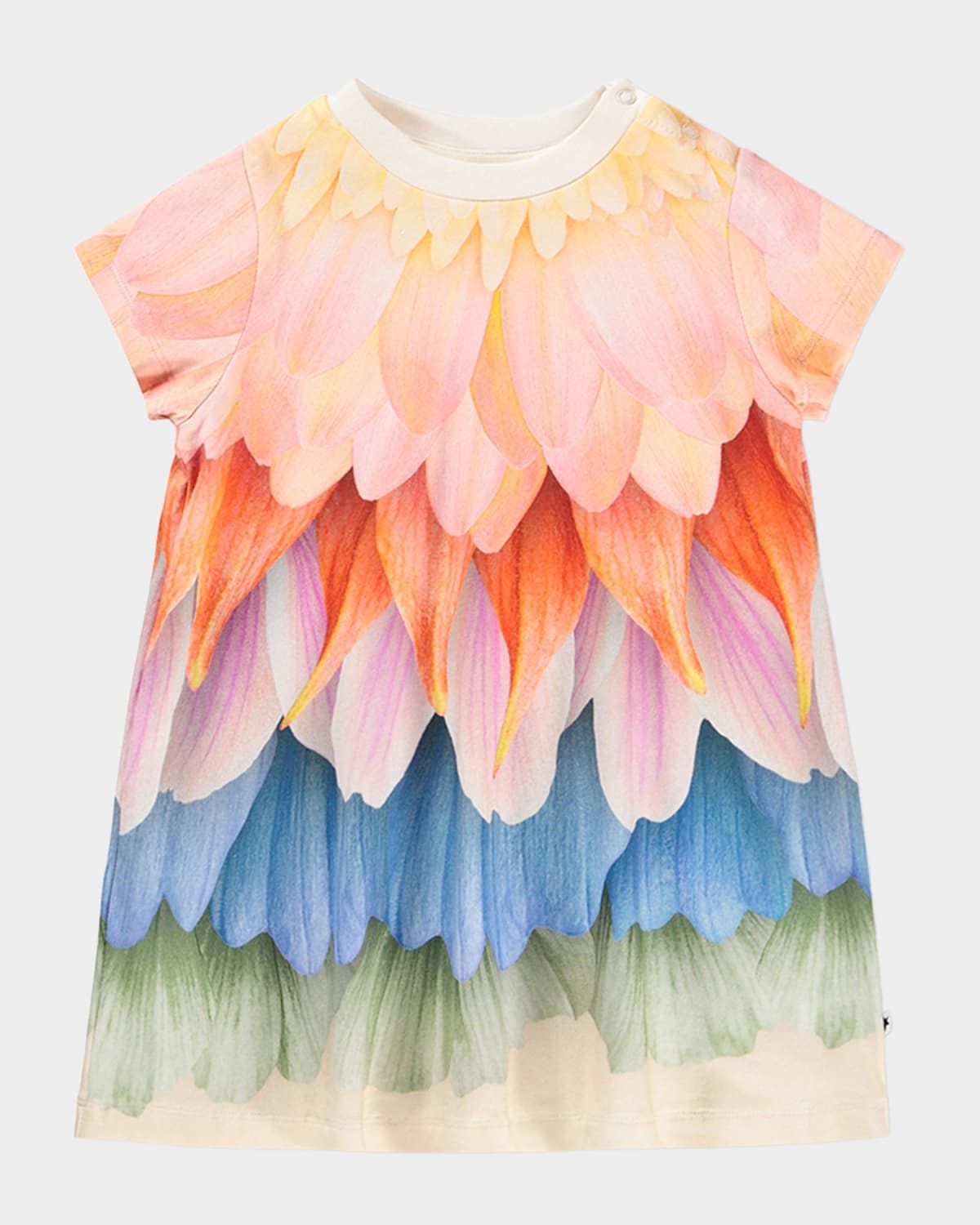 Girl & apos;s Cosimo Floral-Print Stretch Cotton Dress, Size 6M-2