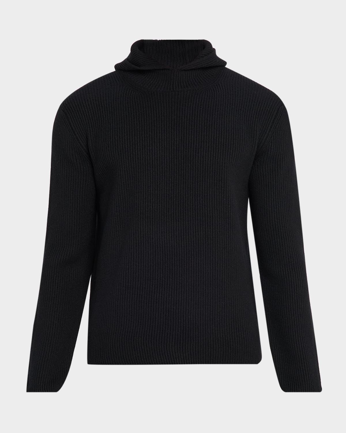 x JIL SANDER Men & apos;s Wool Rib Hoodie
