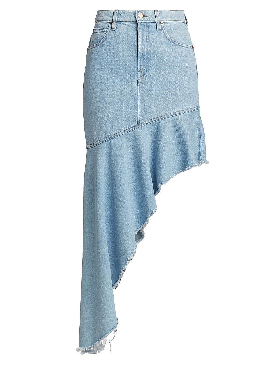 Women's The Crinkle Cut Denim Skirt - Sweet And Sour - Size 26
