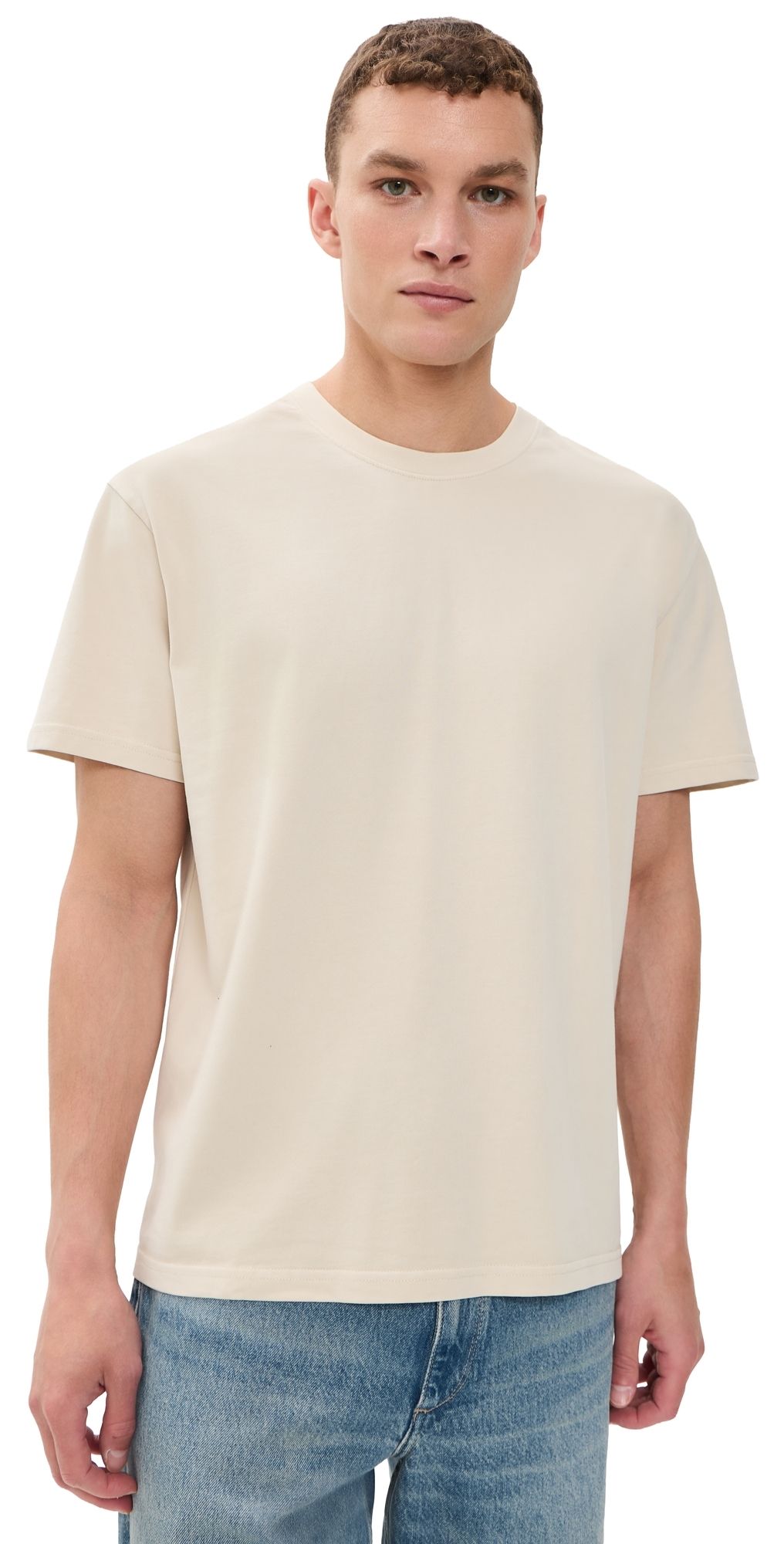 Marine Layer Relaxed Cloud 9 Jersey Tee Whitecap L