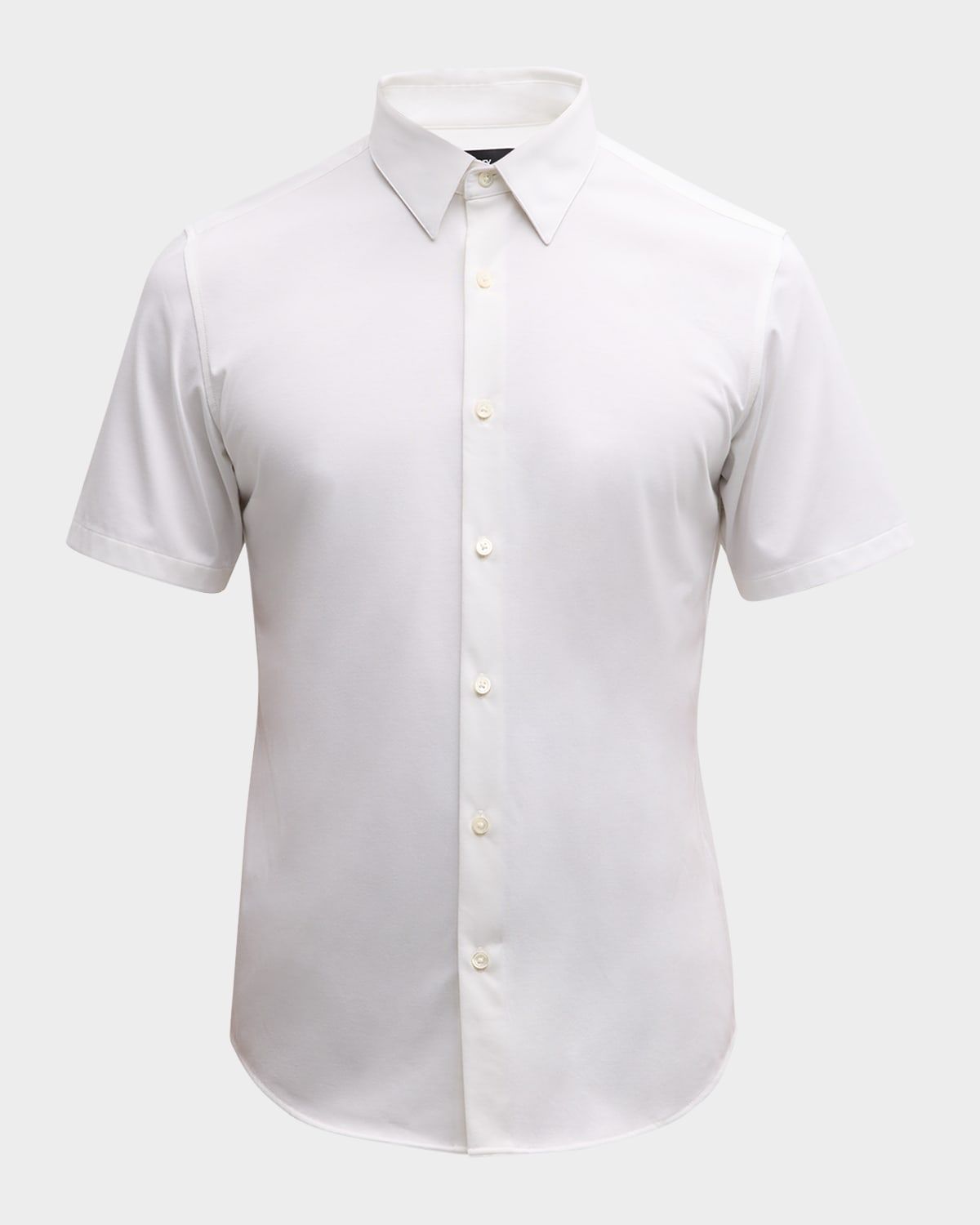 Men & apos;s Irving Short Sleeve Shirt in Structure Knit