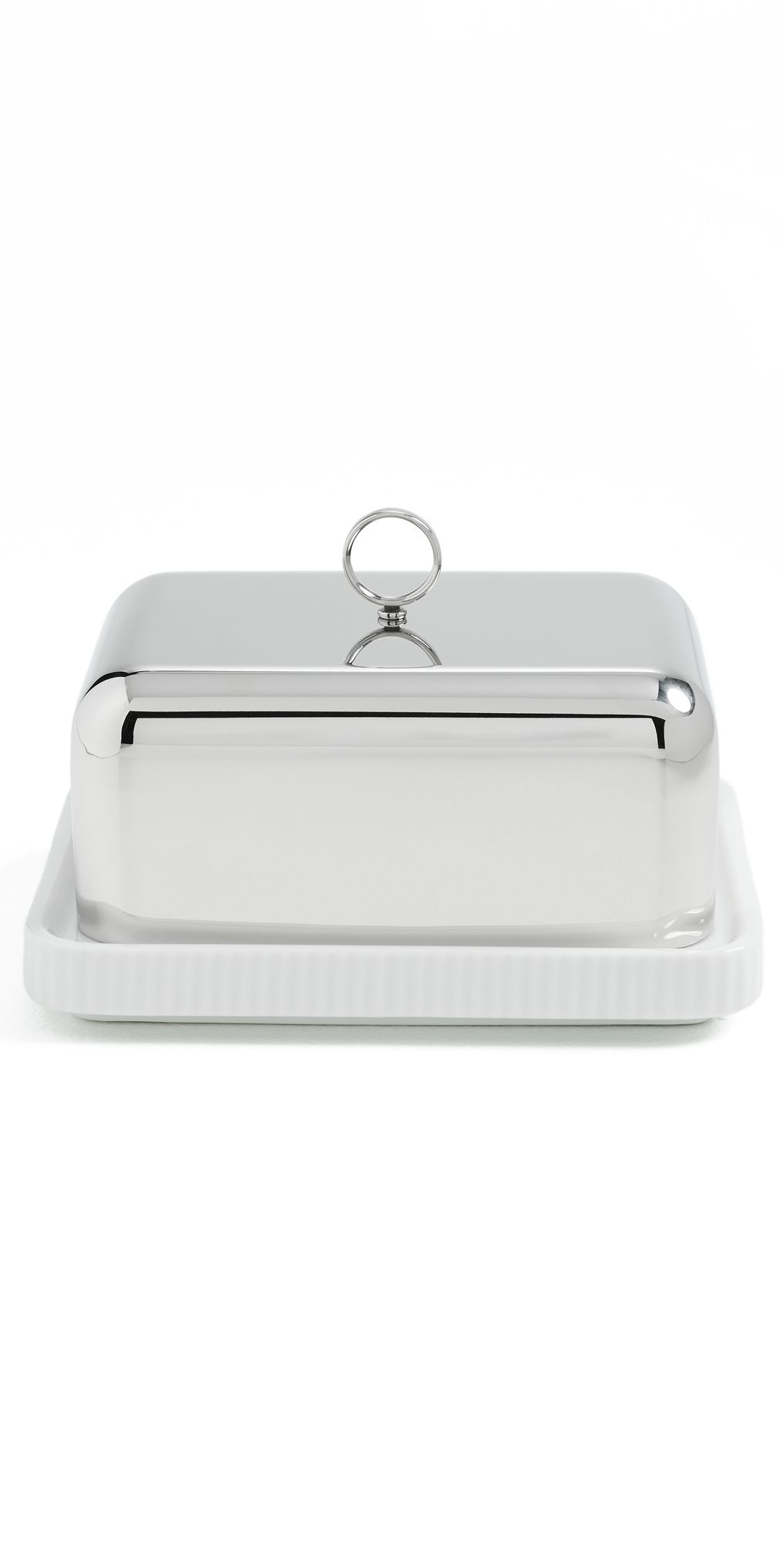 Georg Jensen Bernadotte Butter Dish Silver One Size
