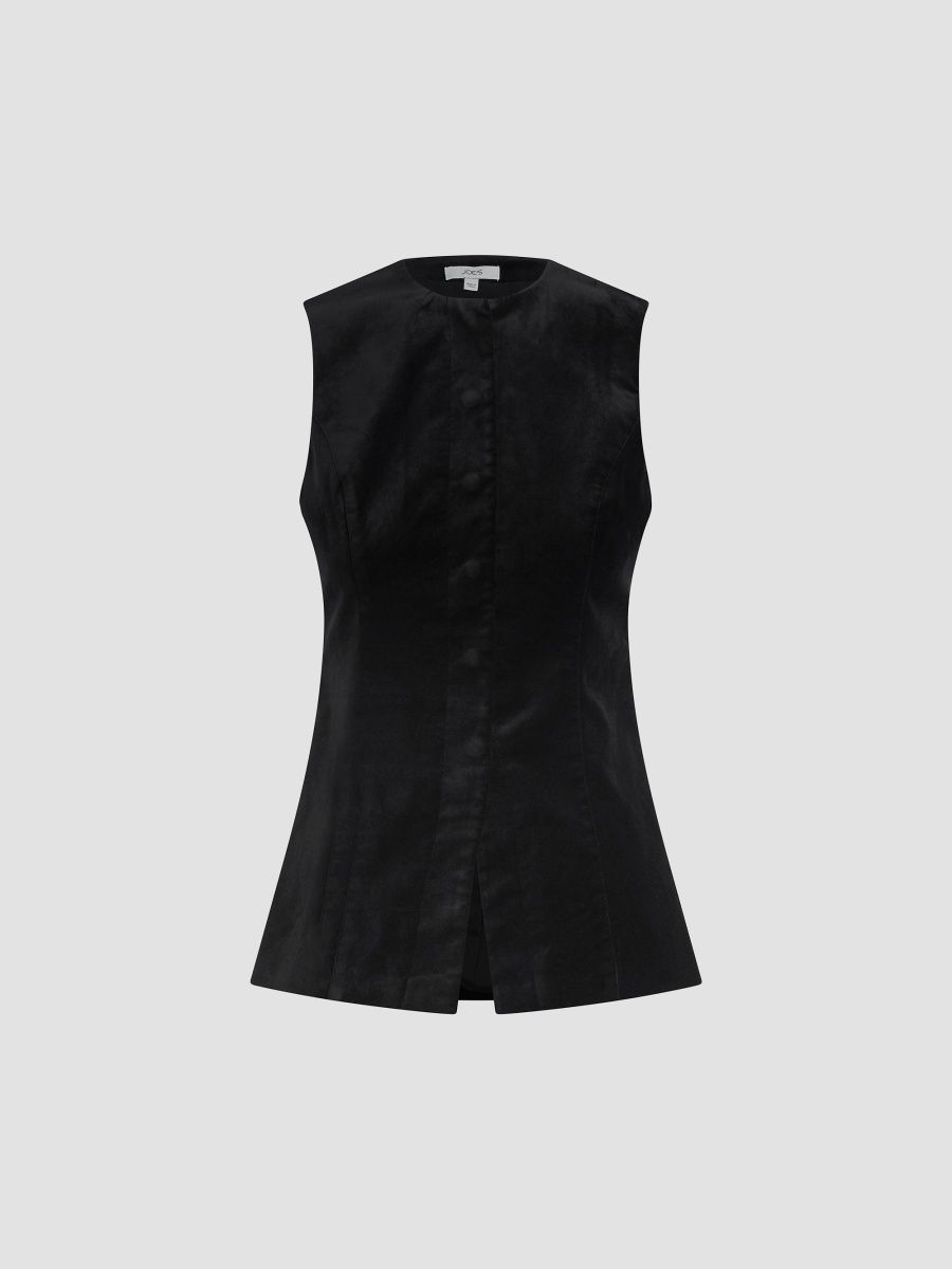Joe's Jeans Women's The Velveteen Tunic - Black - Size Large