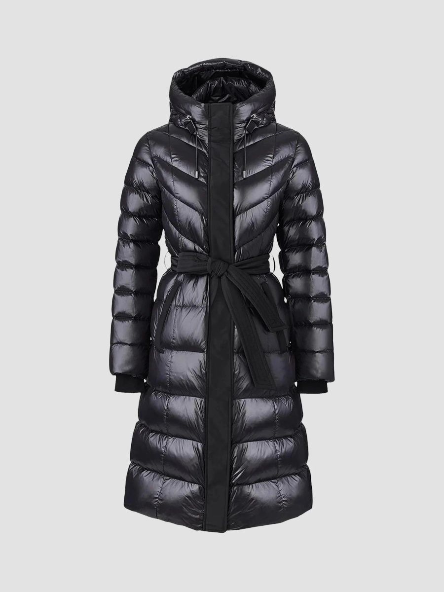 Mackage Women's Coralia Sashed Down Coat - Black - Size XL
