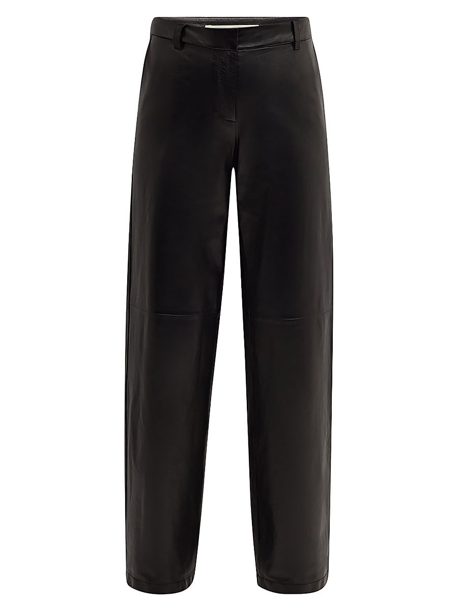 Women's Sullivan Leather Pants - Black - Size 16