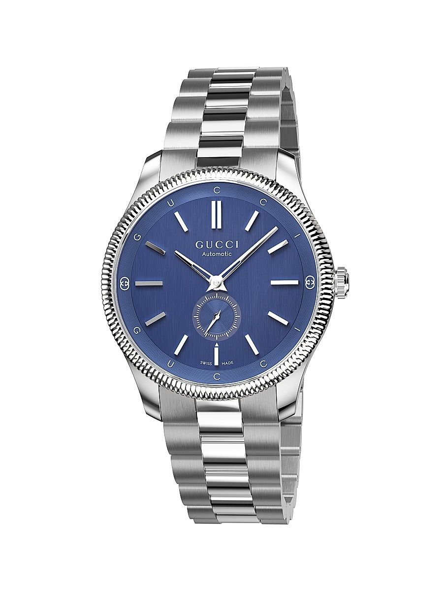 Men's G-Timeless Stainless Steel Bracelet/40MM - Blue