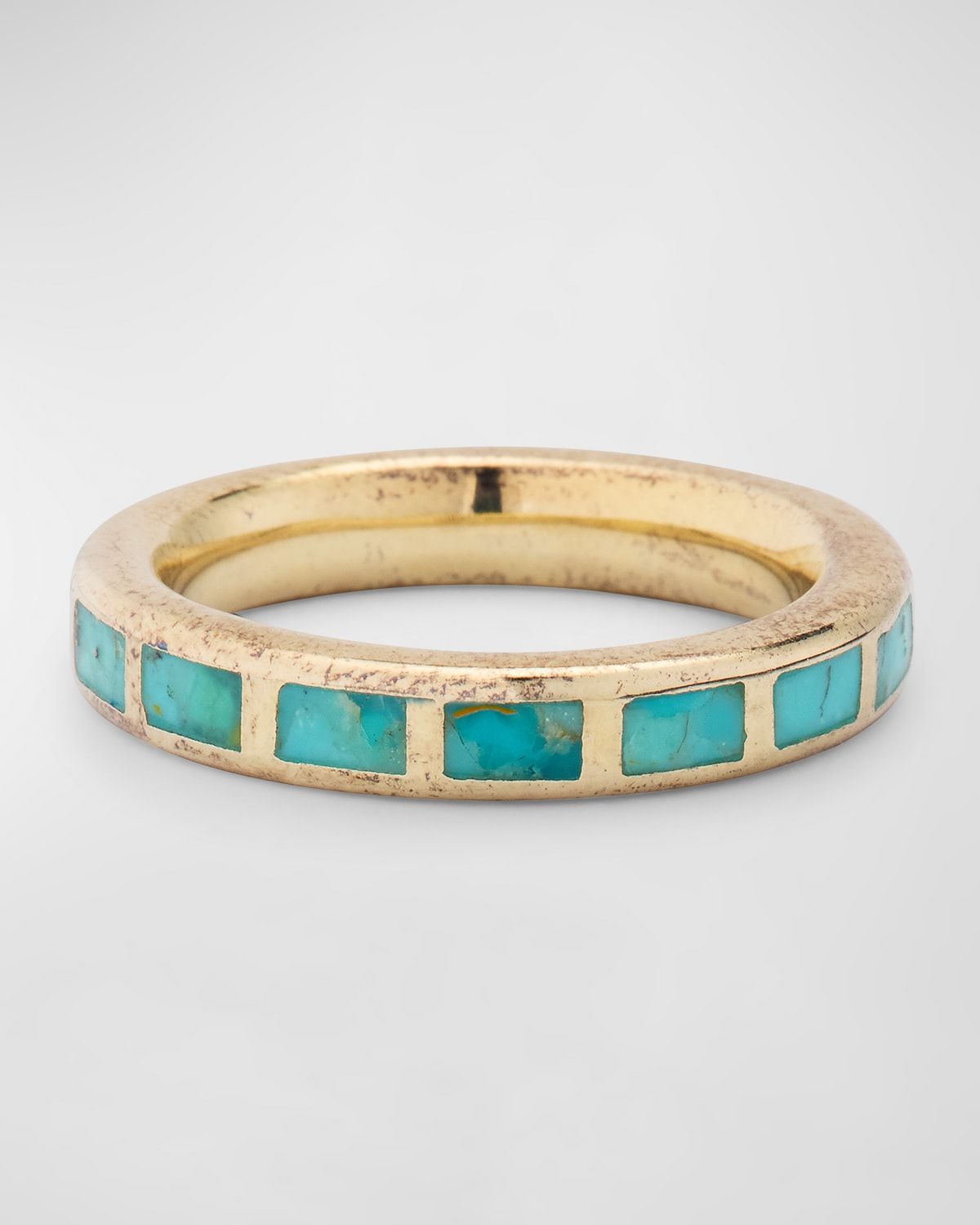 Dash Rectangle Gemstone Ring