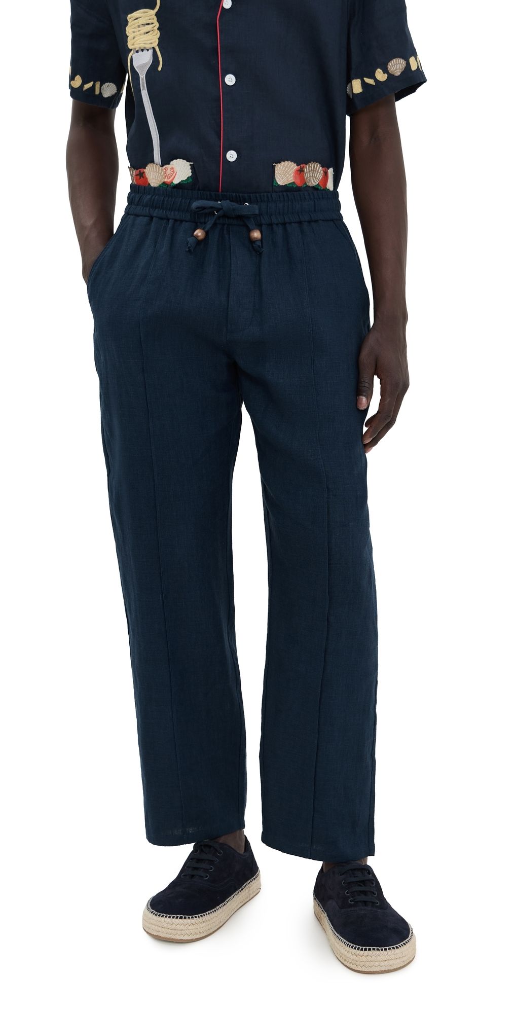 Tombolo Easy-Going Pants Navy L