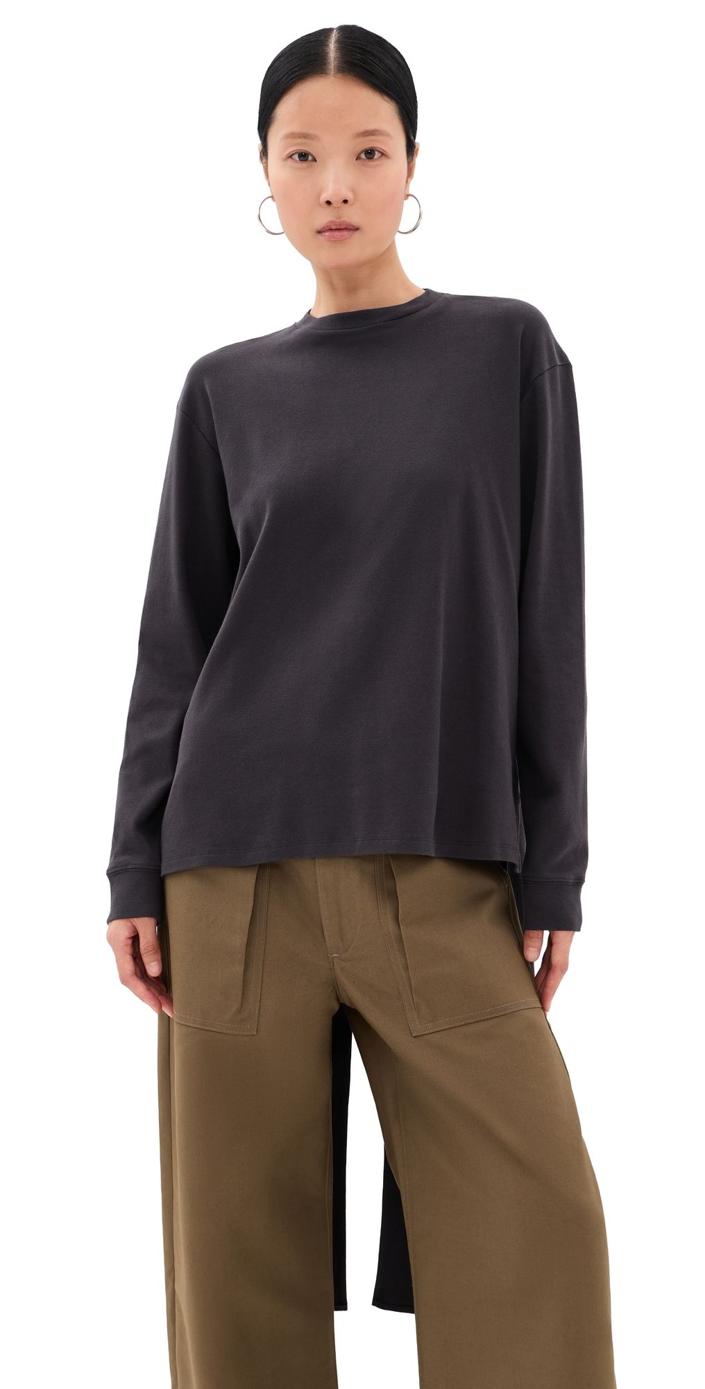 DARKPARK Ally Tail Tee Dark Plum S
