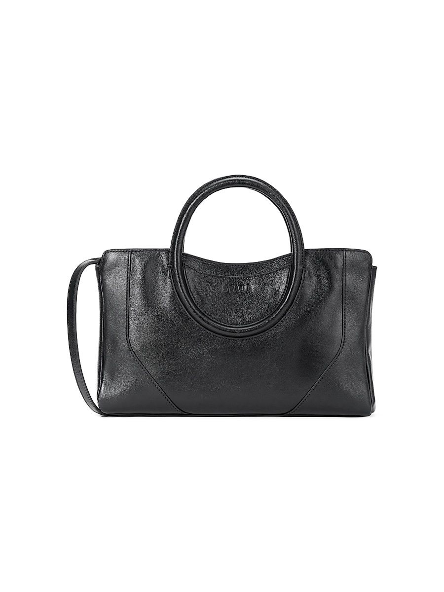 Women's Mini Maude Leather Satchel - Black