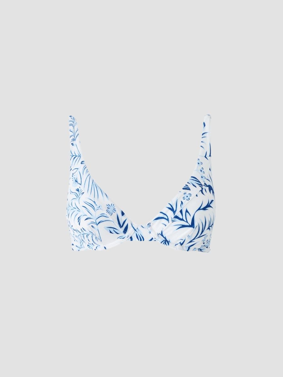 Melissa Odabash Women's Delray Bikini Top - Jardin - Size 12