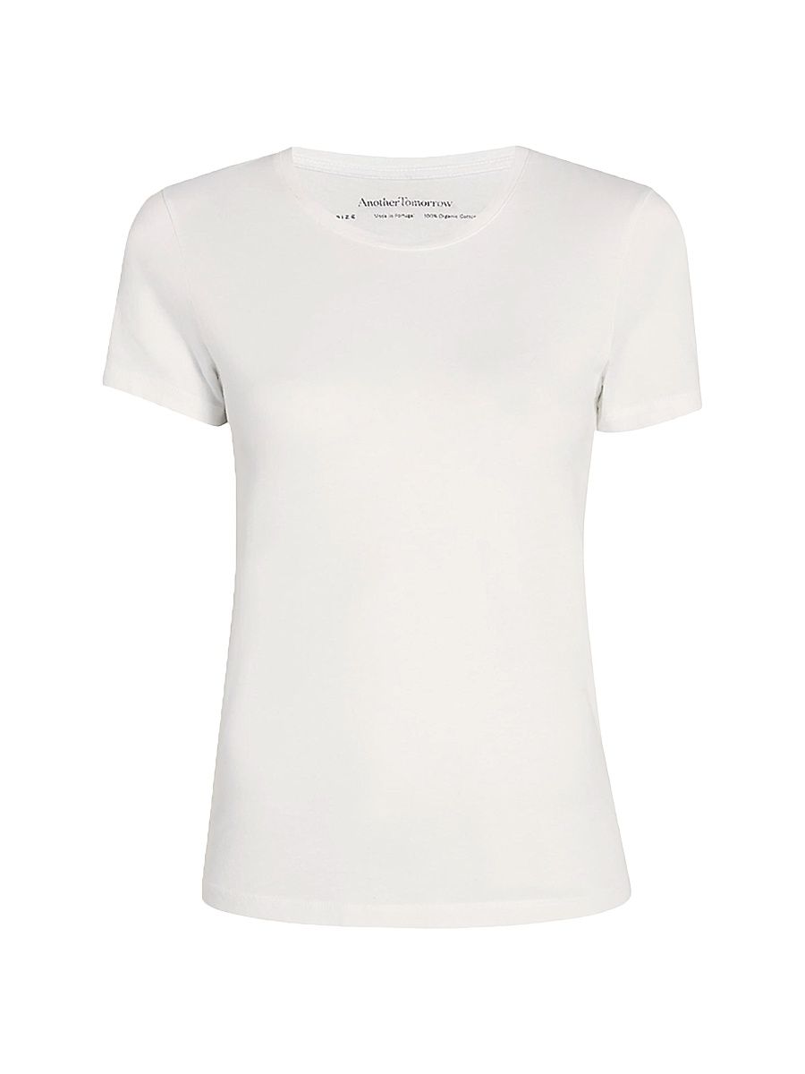 Women's Crew Neck Tee - White - Size XL