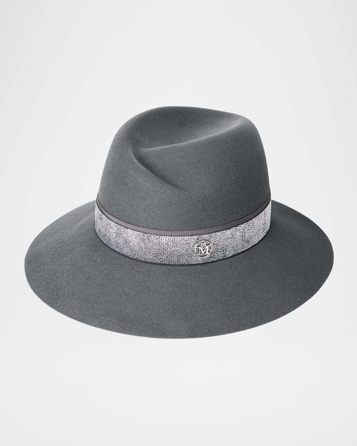 Virginie Fairy Dust Wool Felt Fedora Hat