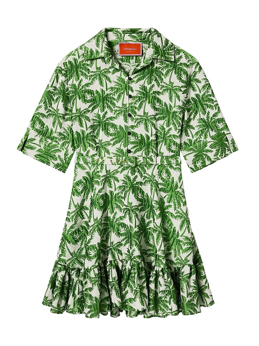 Women's San Pietro Mini Dress - Tropicana White - Size XL