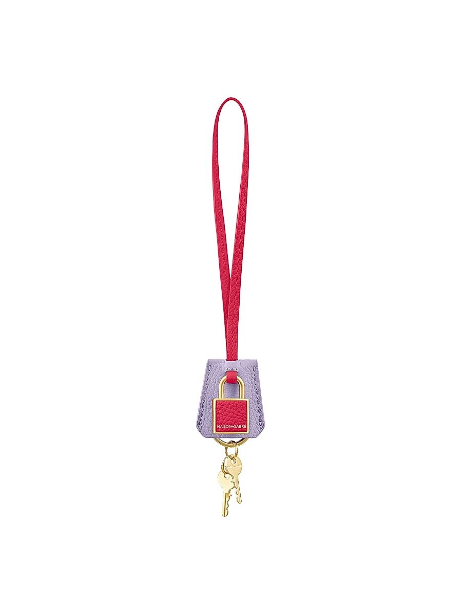 Women's The SABRéMOJI Padlock Charm - Fuchsia Lavender