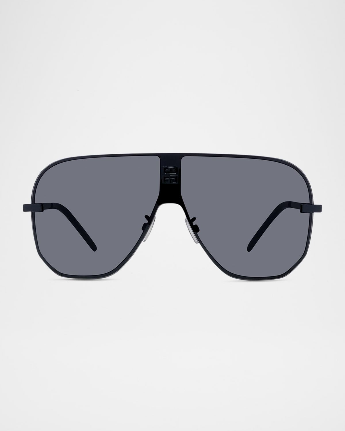 Men & apos;s 4Gem Metal Shield Sunglasses
