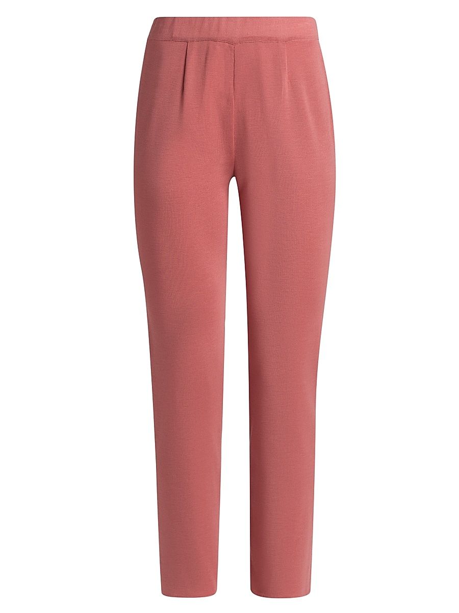 Women's Nancy Mylana Knit Slim-Leg Pants - Honeysuckle - Size XXL
