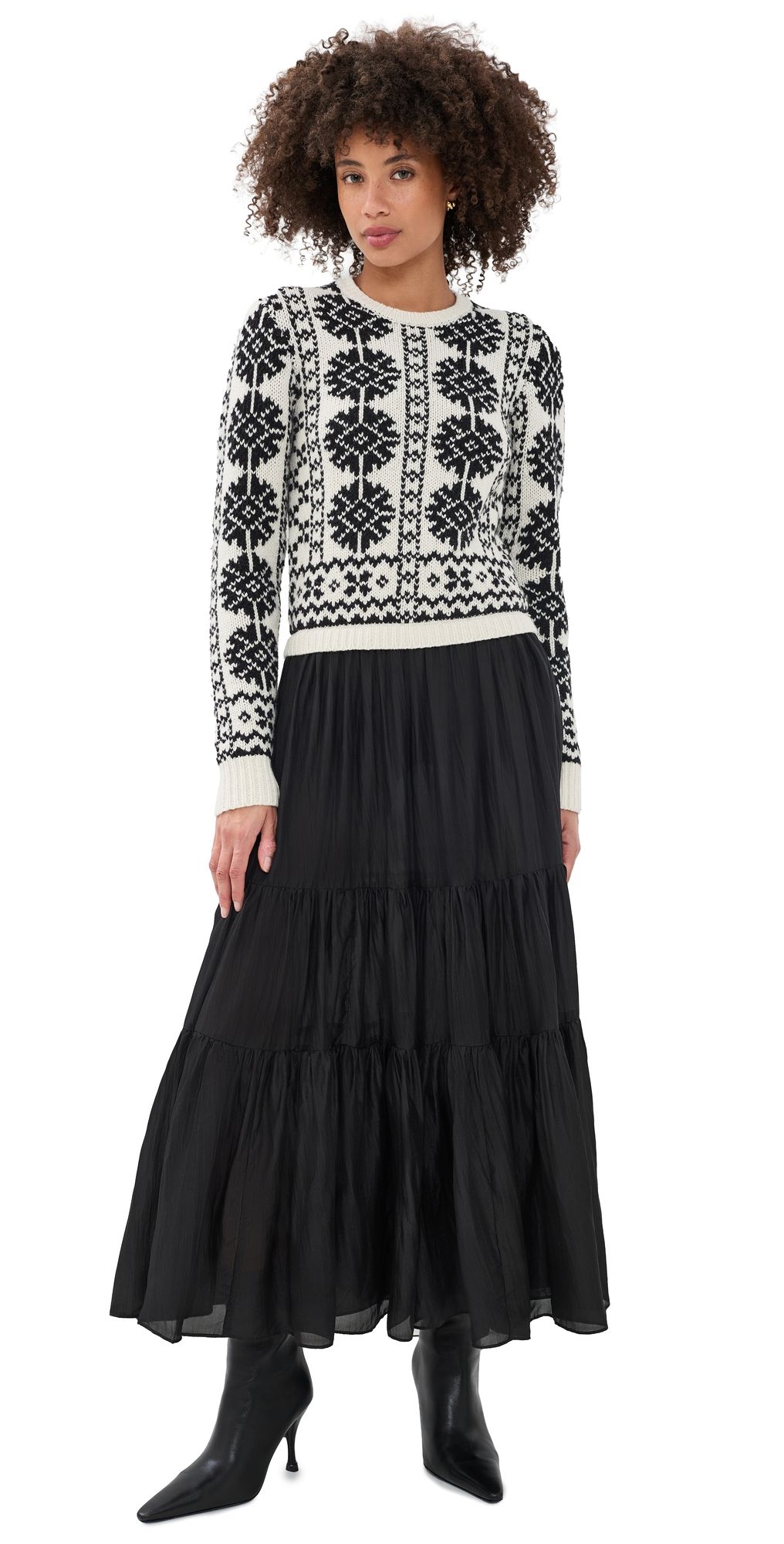 Polo Ralph Lauren Wool Blend and Silk Habotai Dresses Polo Black XL