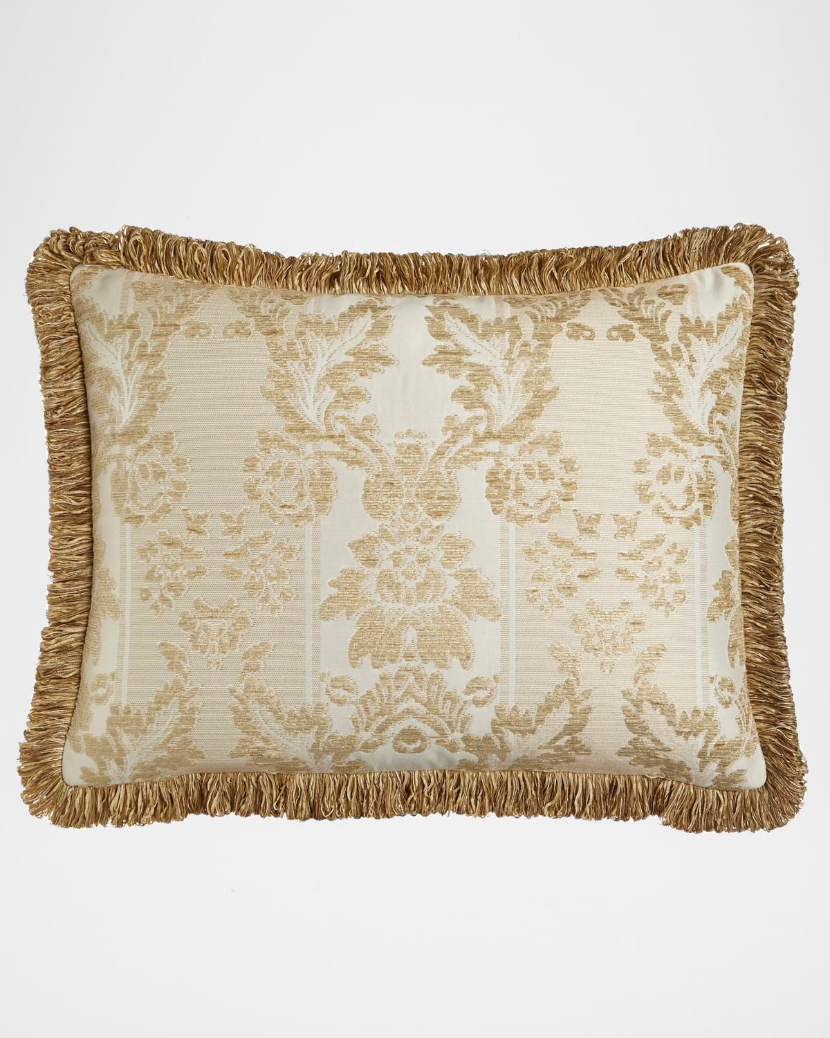 Antoinette Standard Chenille Sham with Loop Fringe
