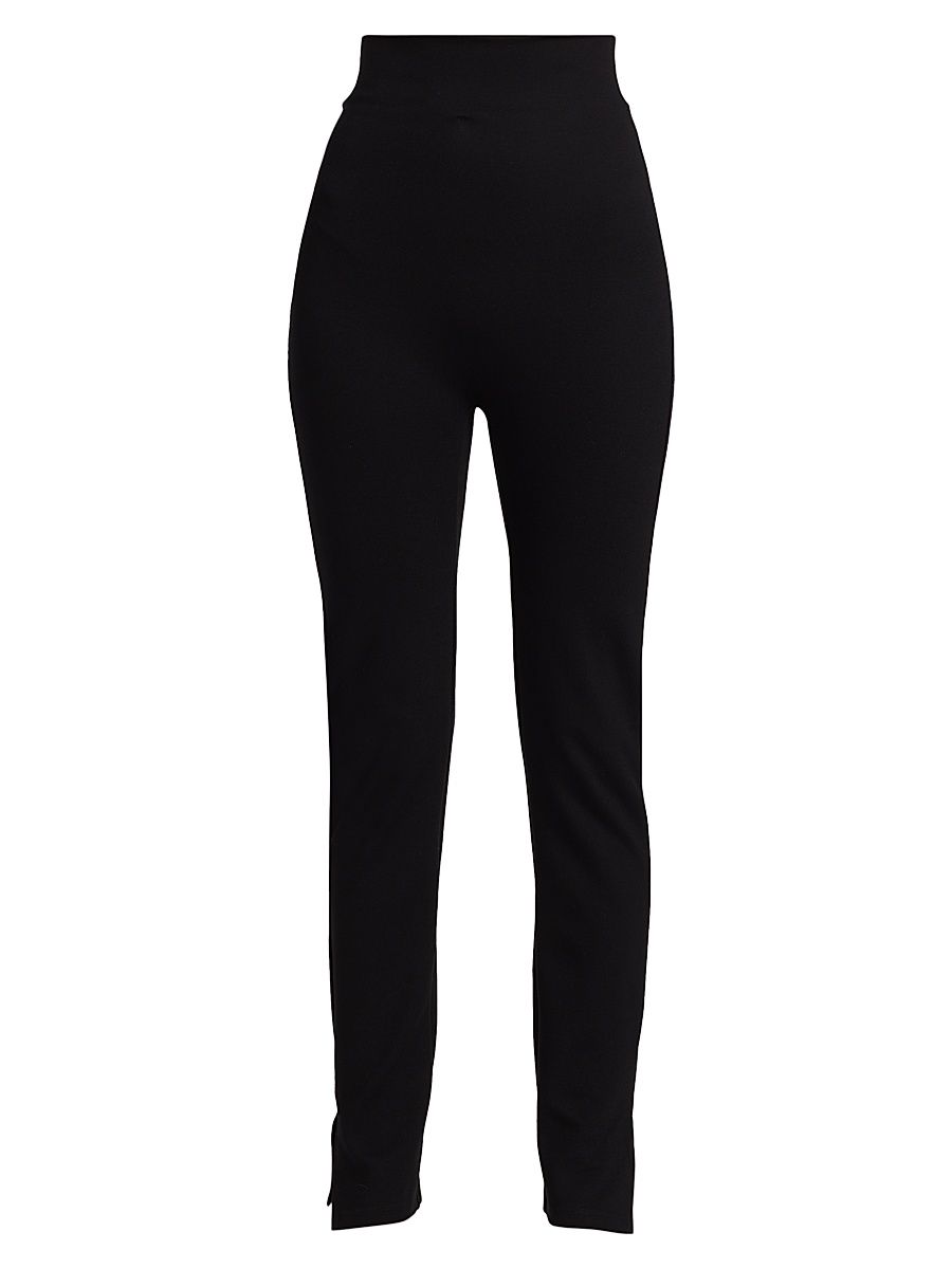 Women's Rio High-Waisted Straight Pants - Black - Size XL