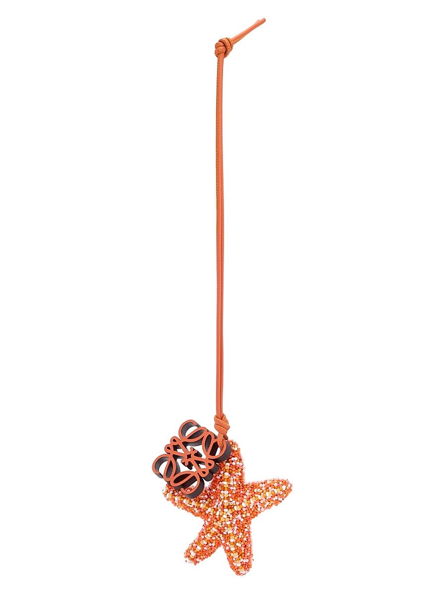 Women's LOEWE x Paula's Ibiza Anagram Star Charm - Orange