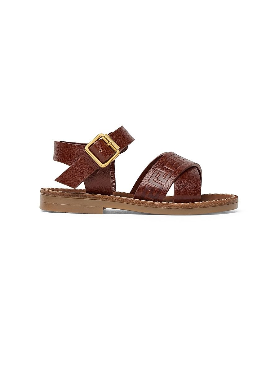 Baby's & Little Kid's Leather Sandals - Gold - Size 5 (Baby)