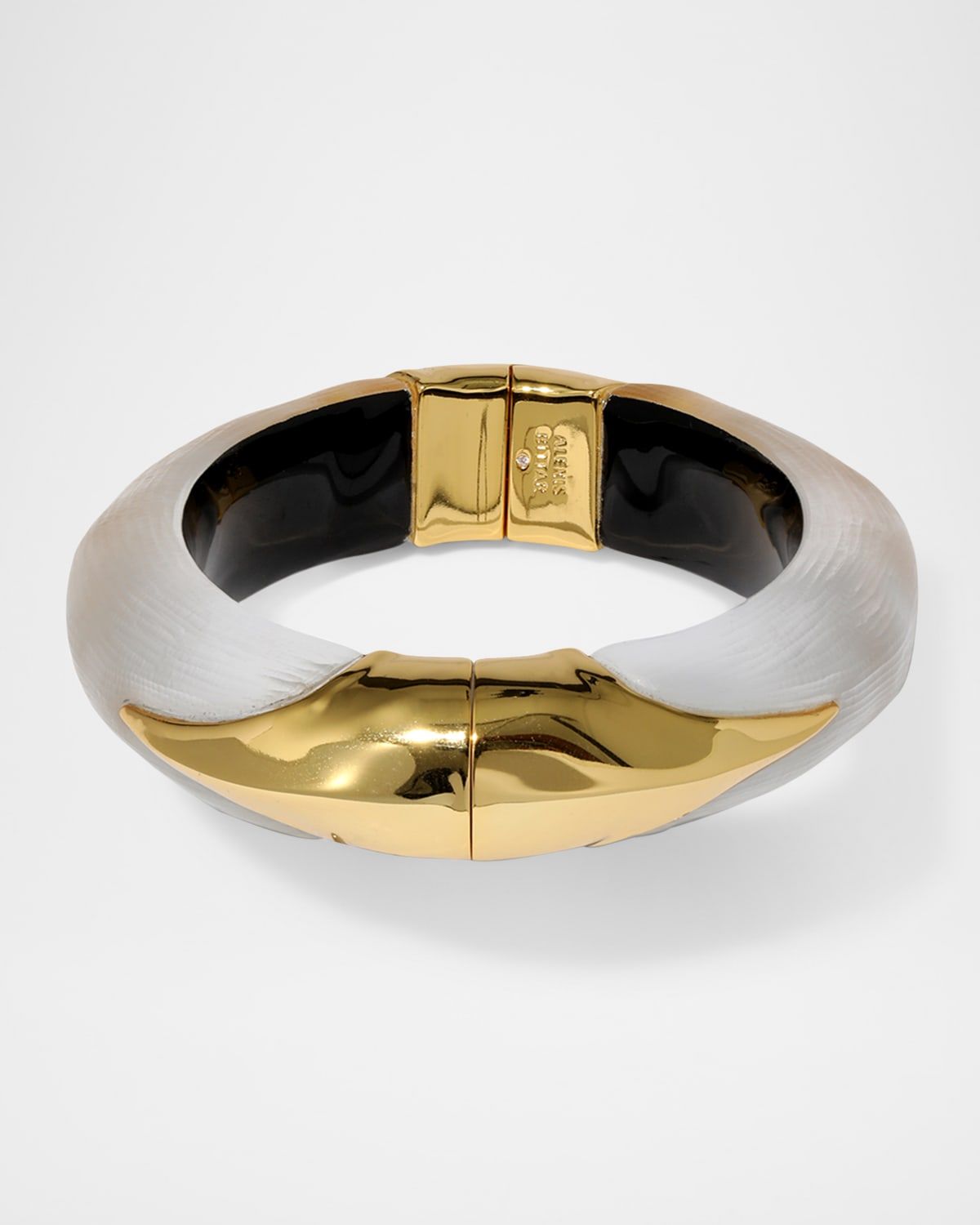 Luminous Lucite Claw Hinge Bracelet